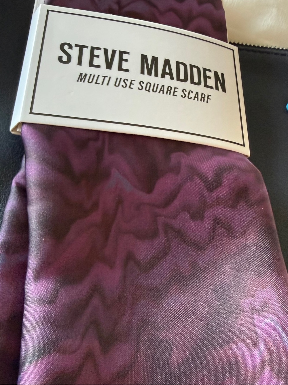 Steve Madden multi use square scarf 35x35